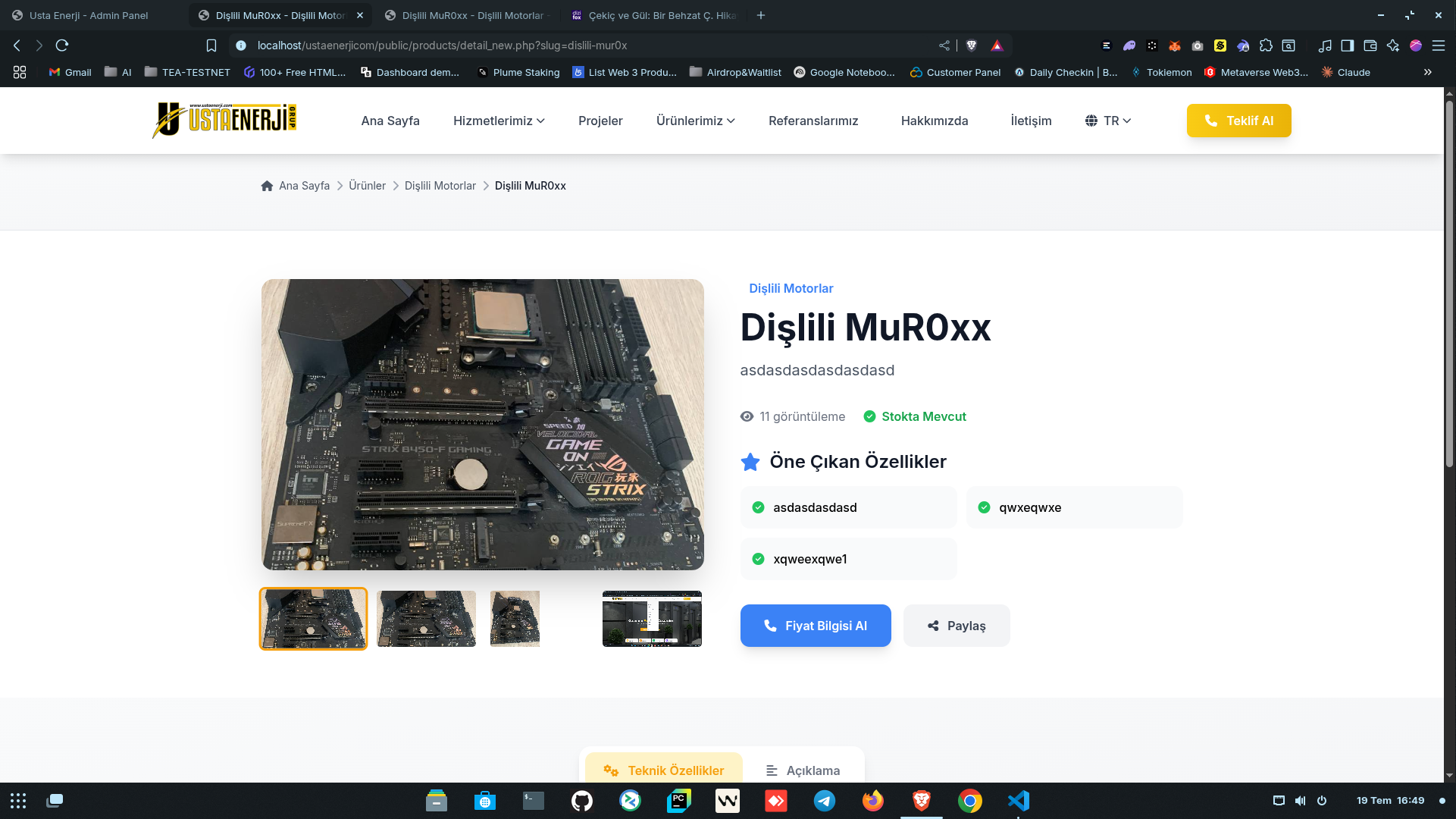 Test Proje Resim Varmı??
